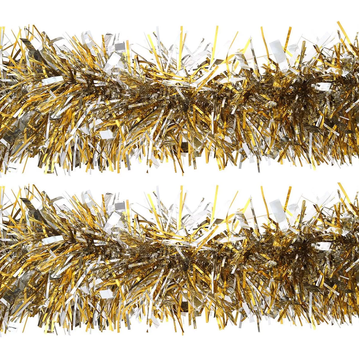 Bronner's Christmas Wonderland 10 Ft. Silver And Gold Deluxe Deco Garland | Novelty, Bead, & Tinsel Garlands