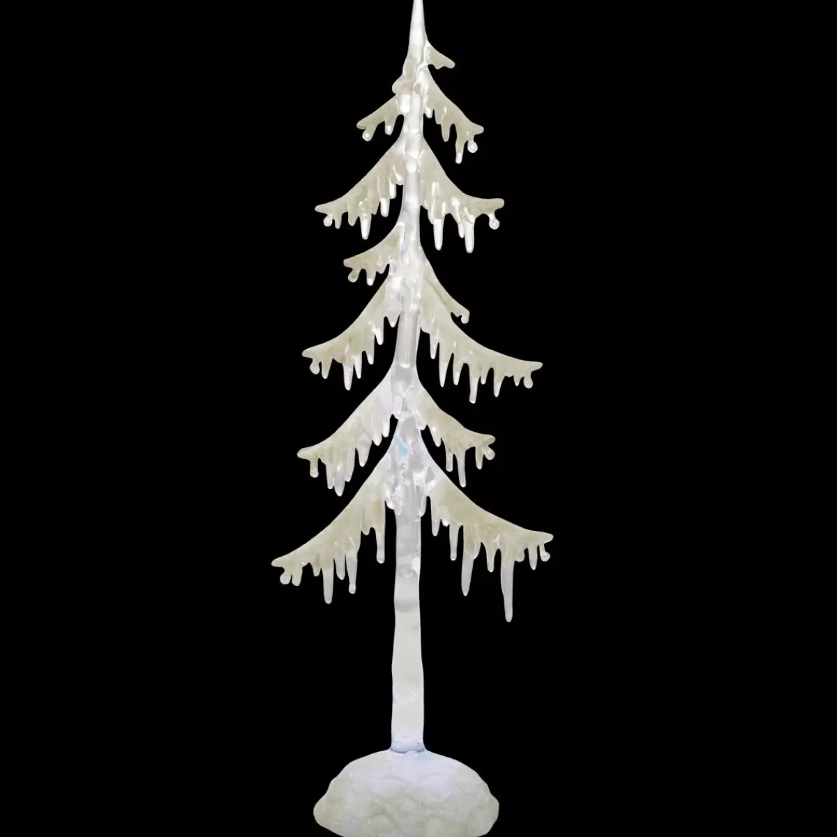 Bronner's Christmas Wonderland 14 Inch Acrylic Tree With Snow Led Display | Home Decor & Gifts