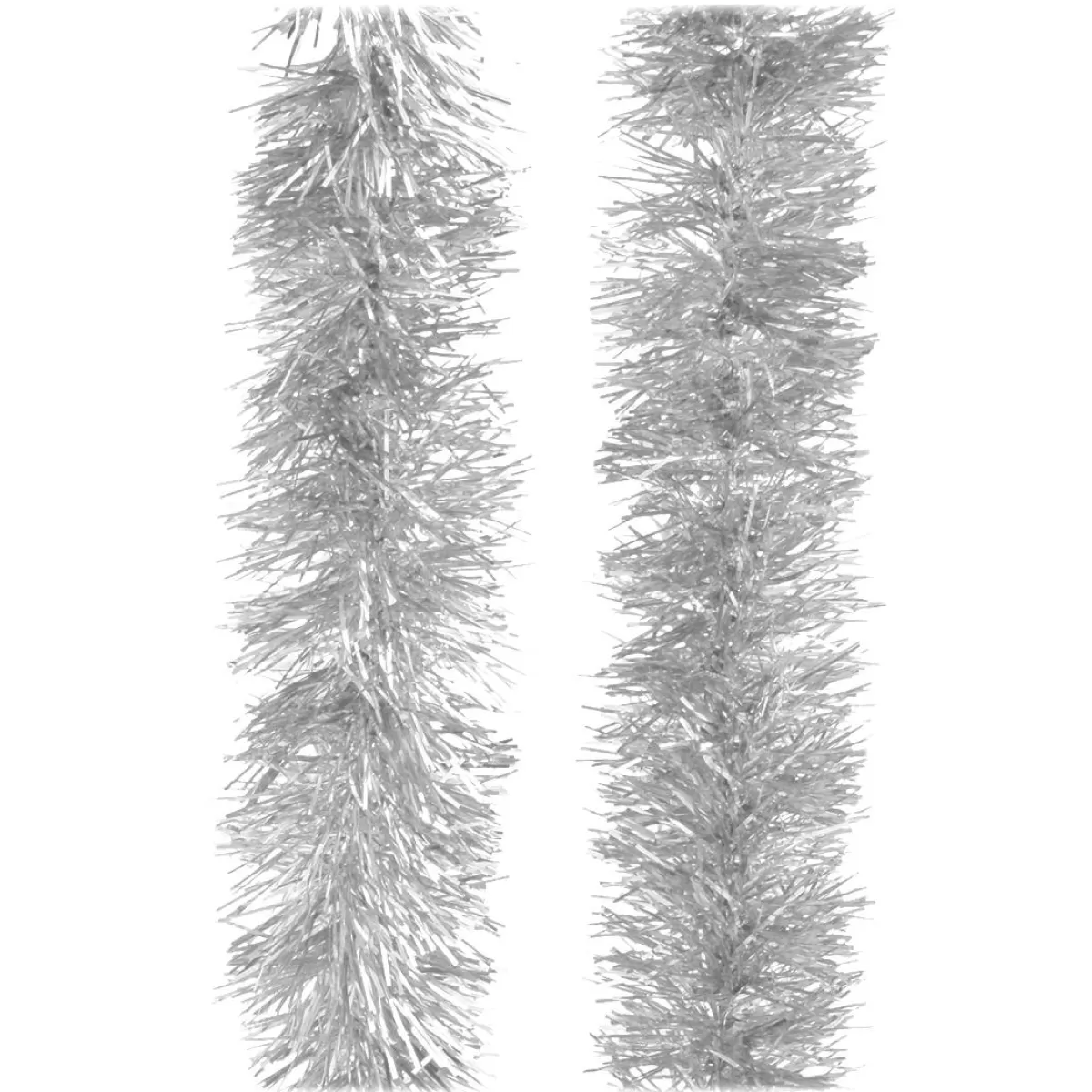 Bronner's Christmas Wonderland 15 Foot Silver Tinsel Garland | Novelty, Bead, & Tinsel Garlands