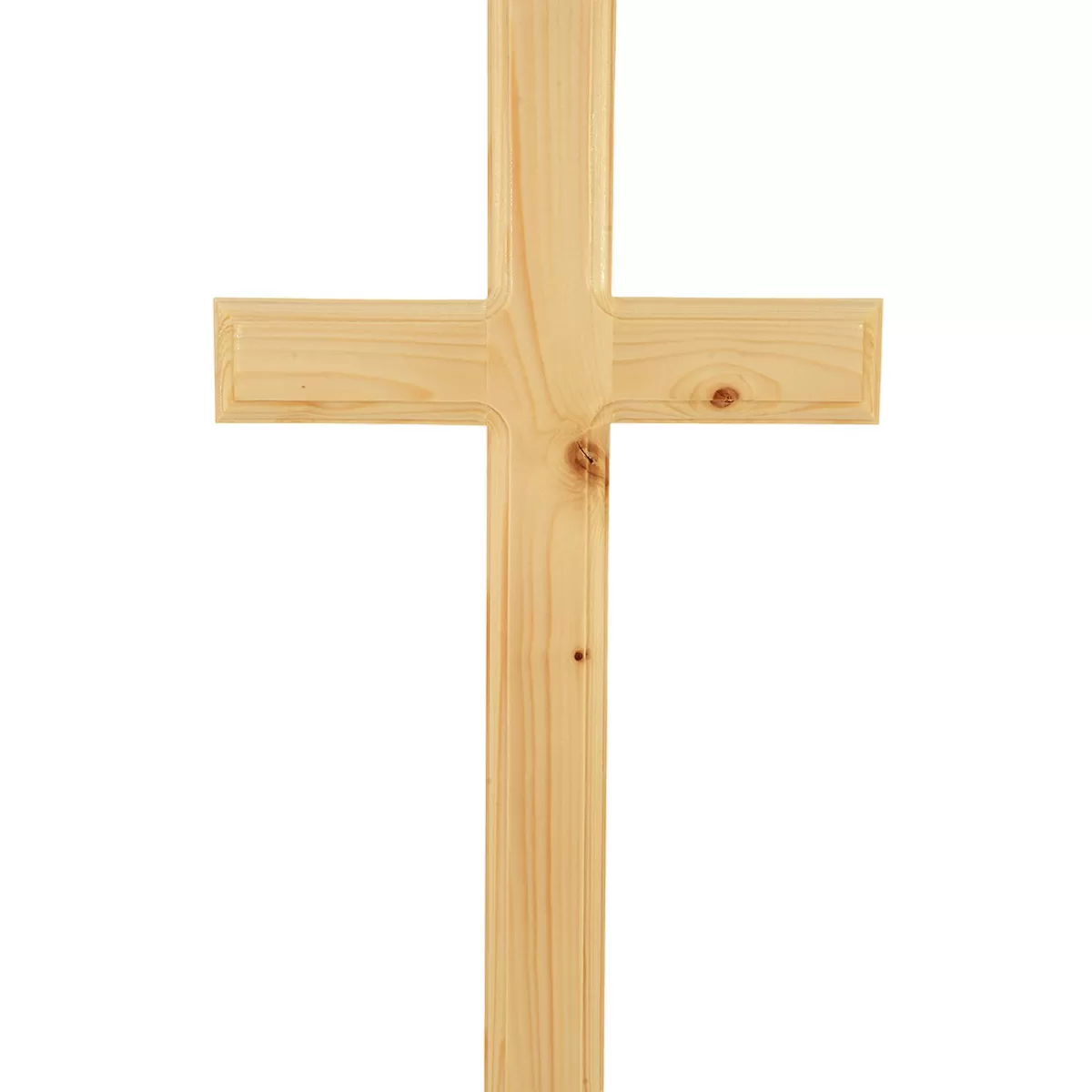 Bronner's Christmas Wonderland 15 Inch Plain Wood Cross | Religious