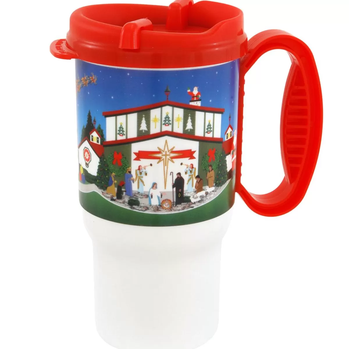 Bronner's Christmas Wonderland 16 Oz. Travel Mug With Bronner's Store Design | Souvenirs & Gift Cards