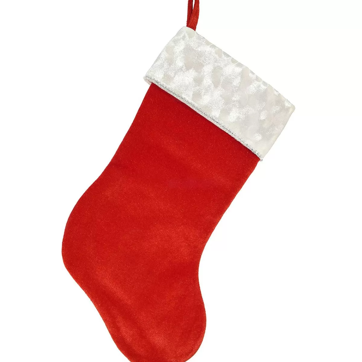 Bronner's Christmas Wonderland 18.5 Inch Personalized Red And White Velvet Stocking | Christmas Stockings