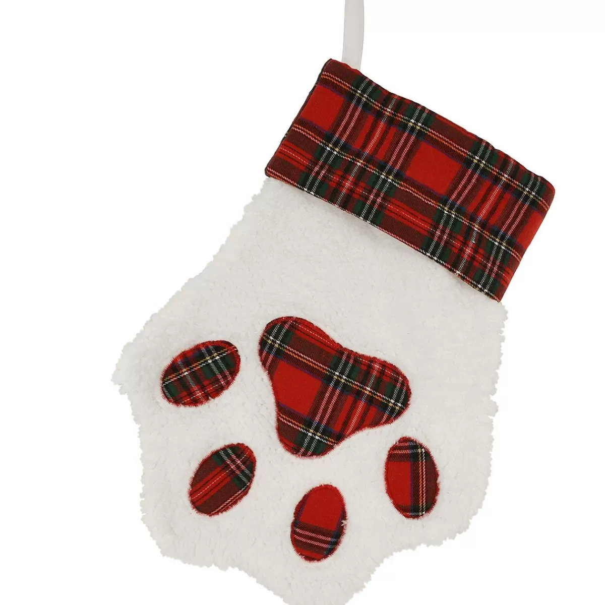 Bronner's Christmas Wonderland 18.5 Inch Personalized Sherpa Paw Pet Stocking | Christmas Stockings