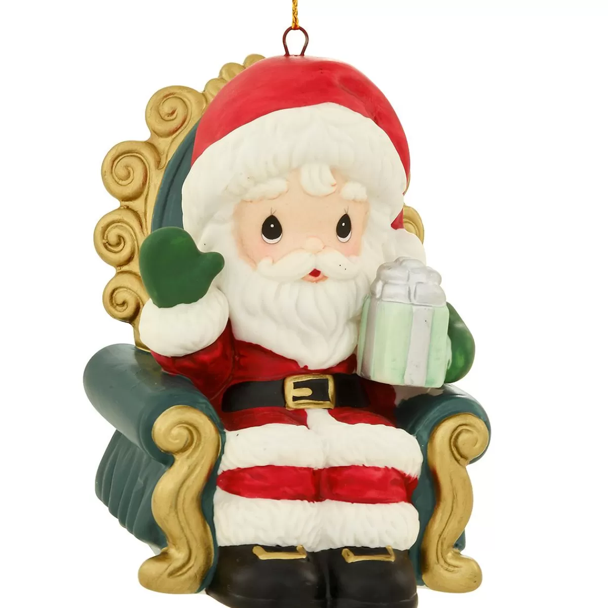 Bronner's Christmas Wonderland 2023 Annual Precious Moments Santa Ornament | Santa & Christmas