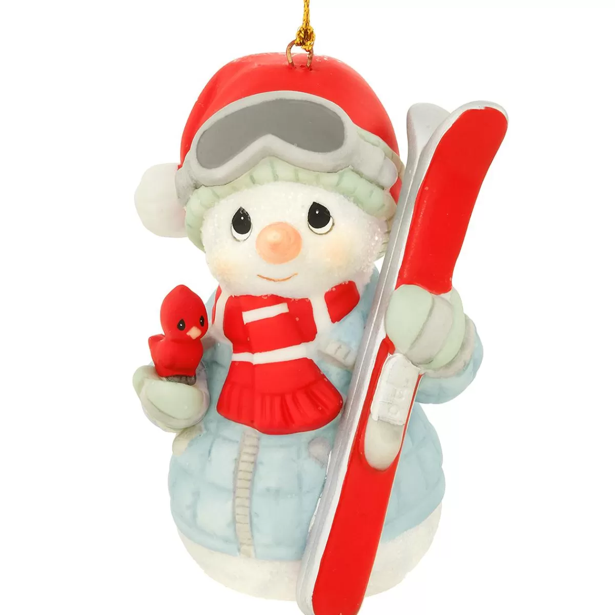 Bronner's Christmas Wonderland 2023 Annual Precious Moments Snowman Ornament | Snowmen