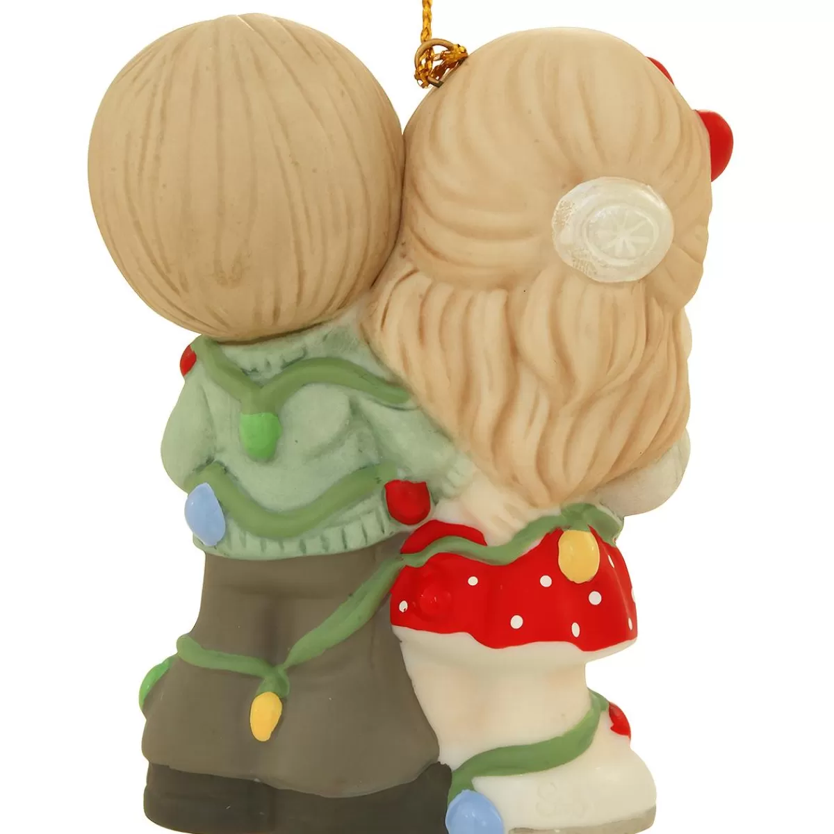 Bronner's Christmas Wonderland 2023 Our First Christmas Couple Precious Moments Ornament> Love, Wedding, & Anniversary