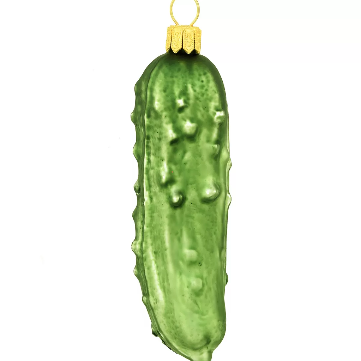 Bronner's Christmas Wonderland 3.75 Inch Pickle Glass Ornament> Food, Drinks, & Cooking