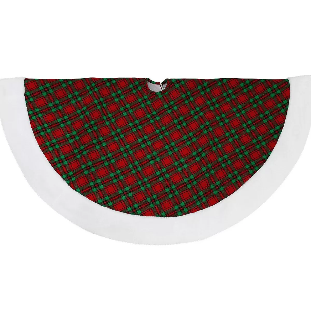 Bronner's Christmas Wonderland 48 Inch Plaid Red And Green Tree Skirt | Tree Skirts