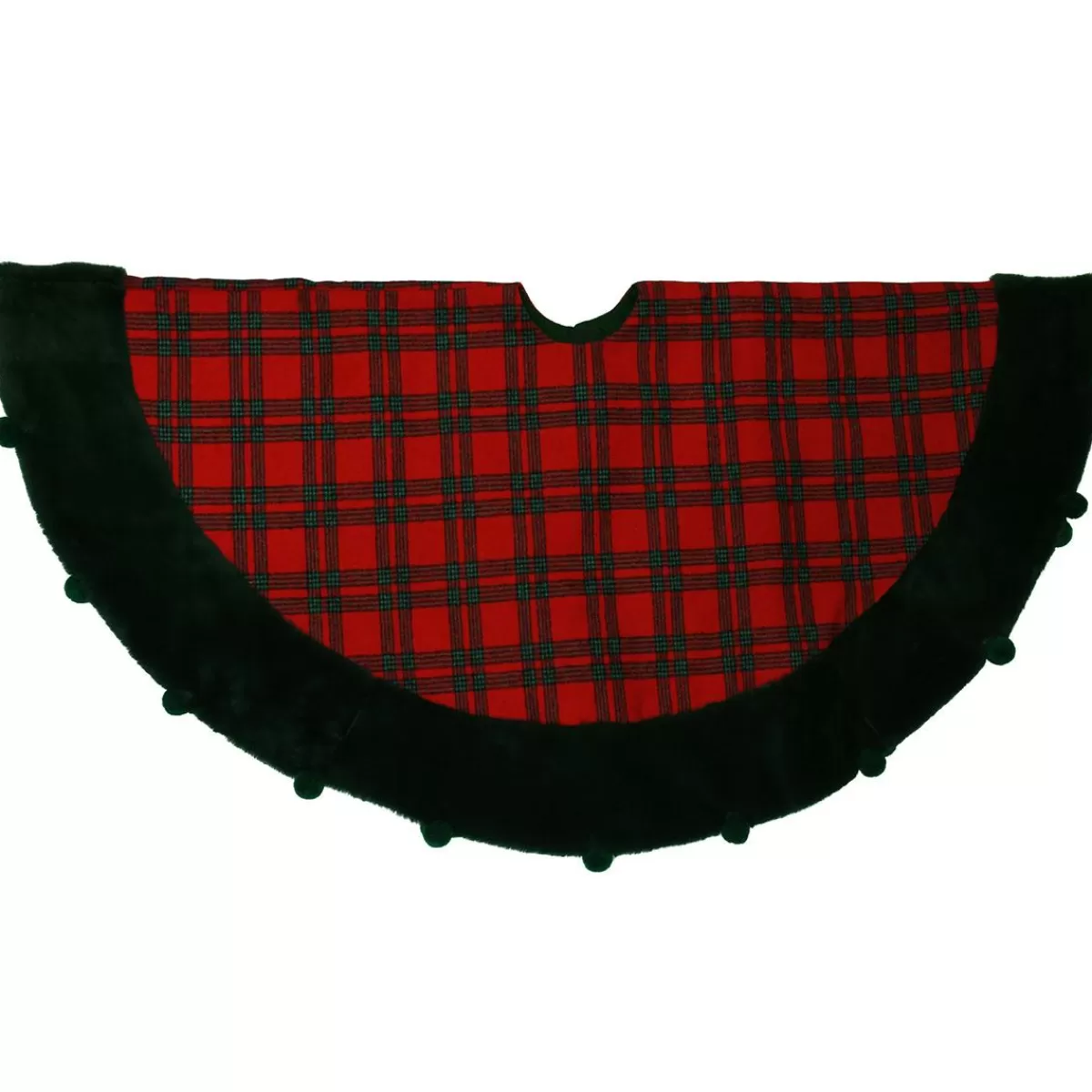 Bronner's Christmas Wonderland 48 Inch Red And Green Plaid Tree Skirt | Tree Skirts