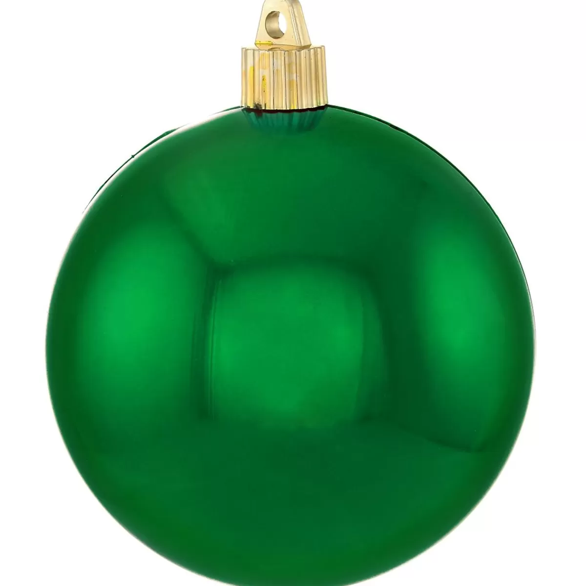 Bronner's Christmas Wonderland 4 Inch Green Shatterproof Plastic Ball> Large