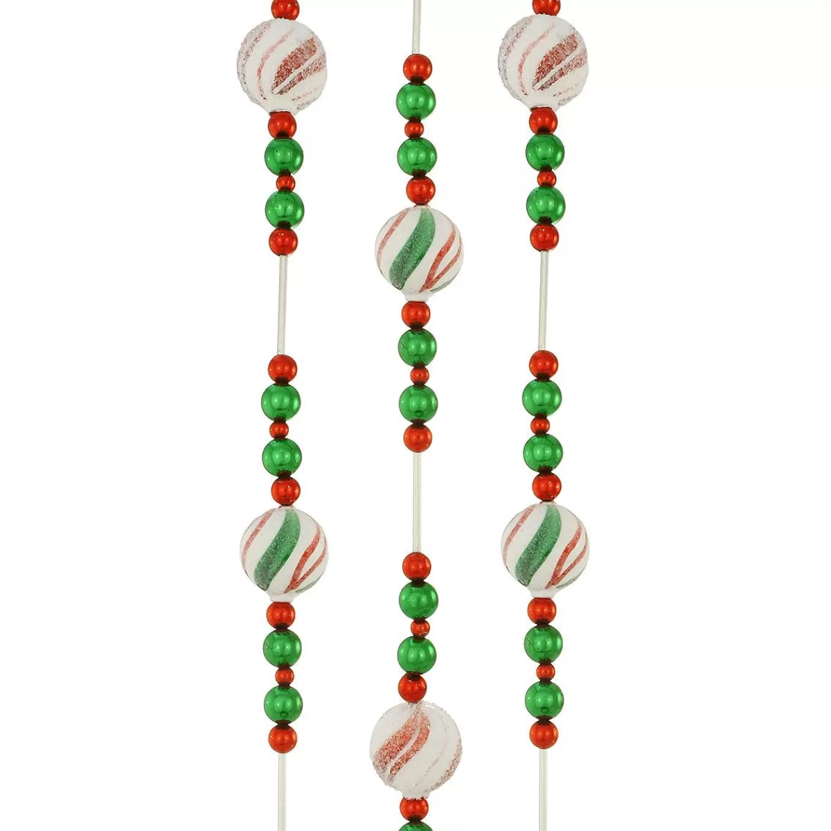 Bronner's Christmas Wonderland 6.5" Peppermint Candy Garland | Novelty, Bead, & Tinsel Garlands