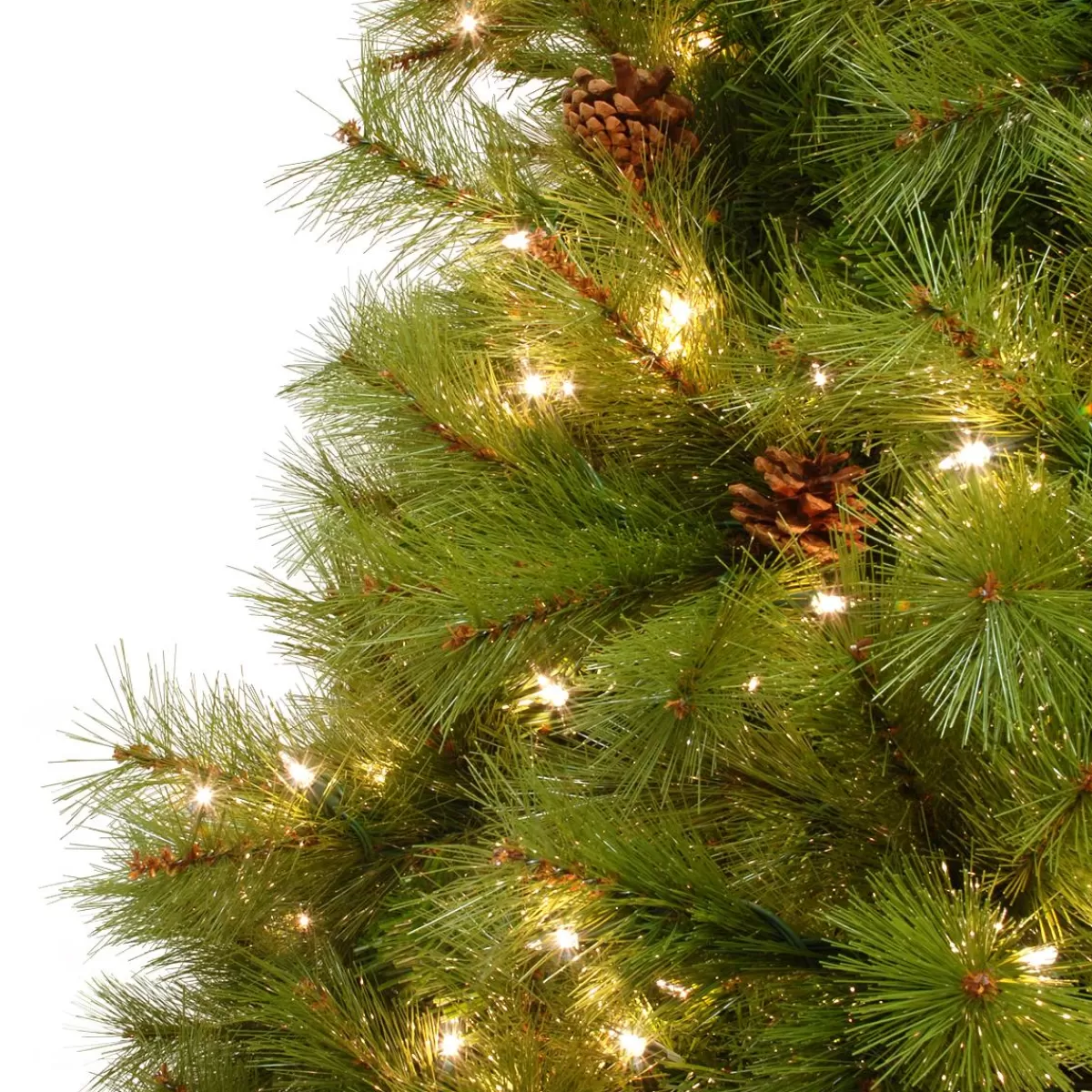 Bronner's Christmas Wonderland 7.5 Foot Dresden Deluxe Pre-Lit Clear Artificial Tree | Pre-Lit Trees