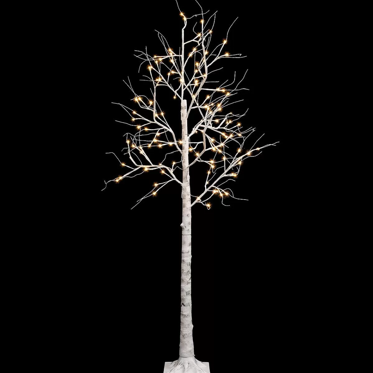 Bronner's Christmas Wonderland 7' Artificial Pre-Lit Birch Tree | Pre-Lit Trees