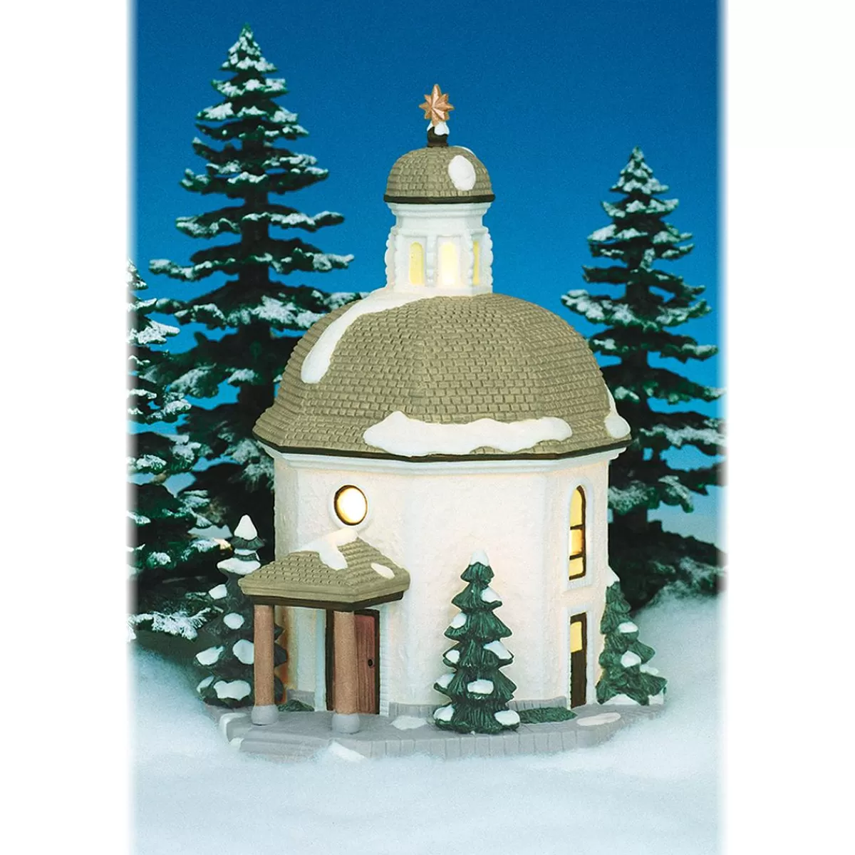 Bronner's Christmas Wonderland 9 Inch Silent Night Chapel | Religious