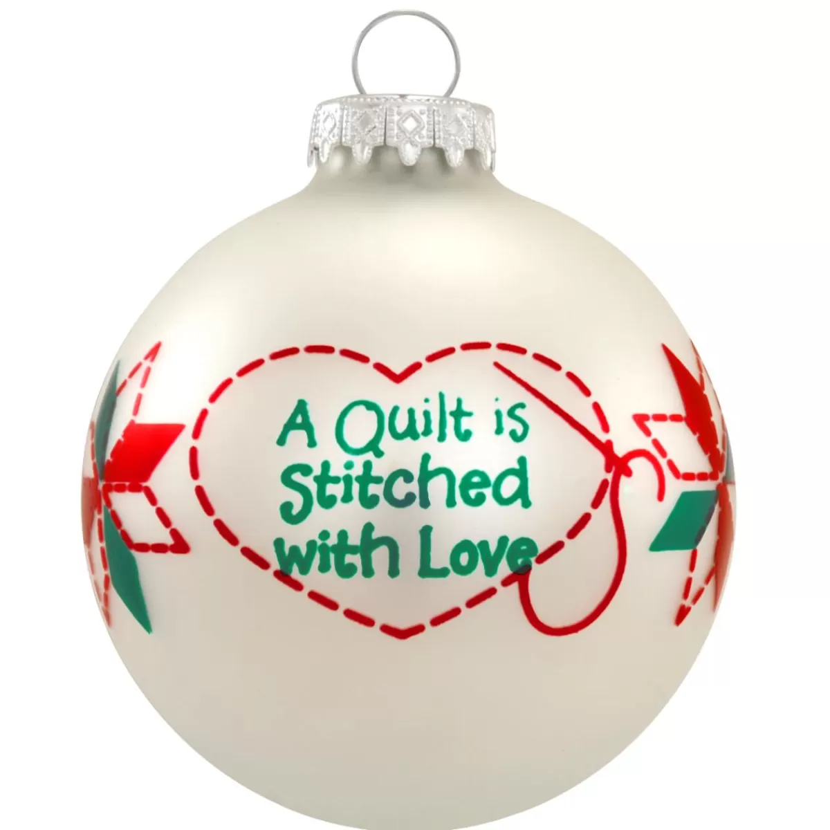 Bronner's Christmas Wonderland A Quilt Is Stitched With Love Ornament> Hobbies & Occupations