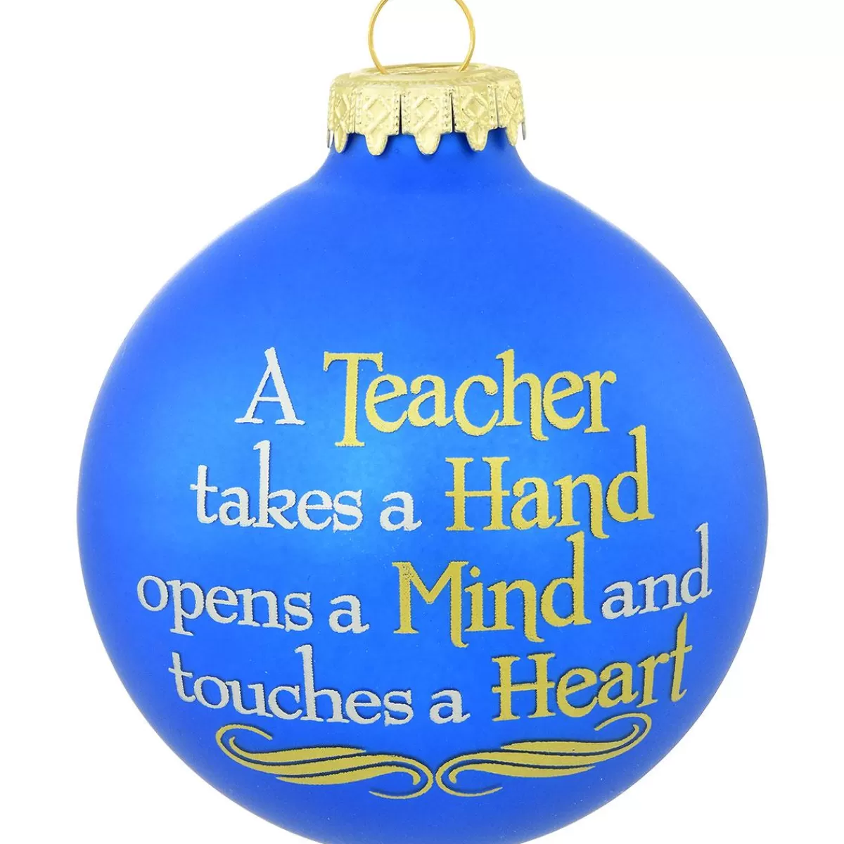 Bronner's Christmas Wonderland A Teacher Takes A Hand Glass Ornament | School, Teachers, & Graduation