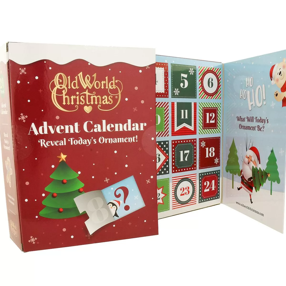 Bronner's Christmas Wonderland Advent Calendar Ornaments 24 Piece Set> Old World Christmas