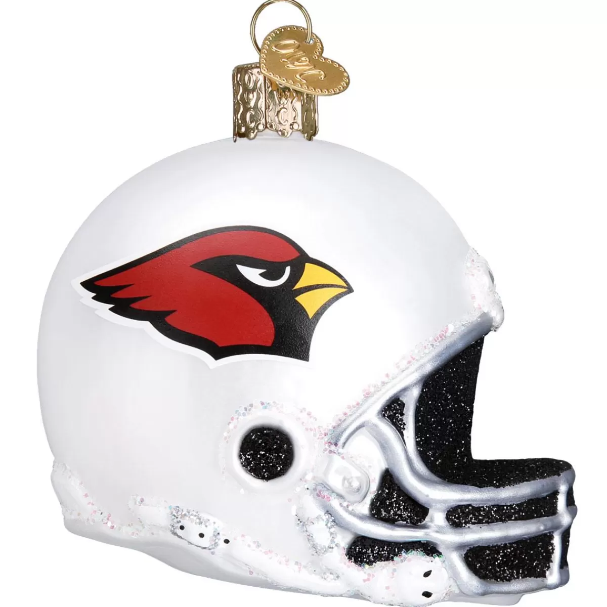 Bronner's Christmas Wonderland Arizona Cardinals Nfl Football Helmet Glass Ornament> Licensed