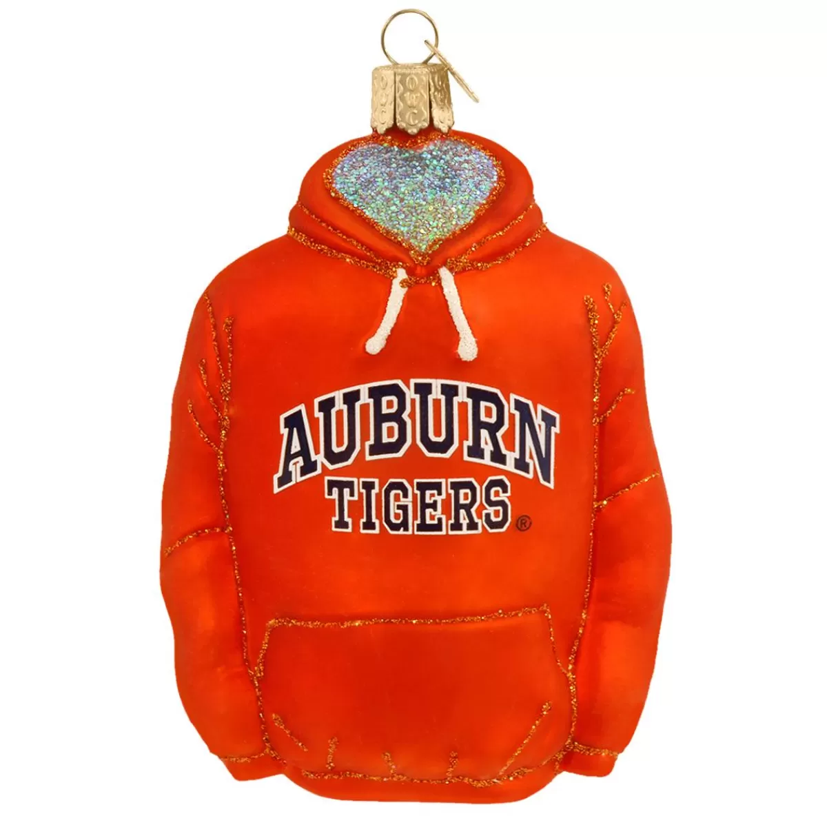 Bronner's Christmas Wonderland Auburn University Hoodie Ornament> Licensed