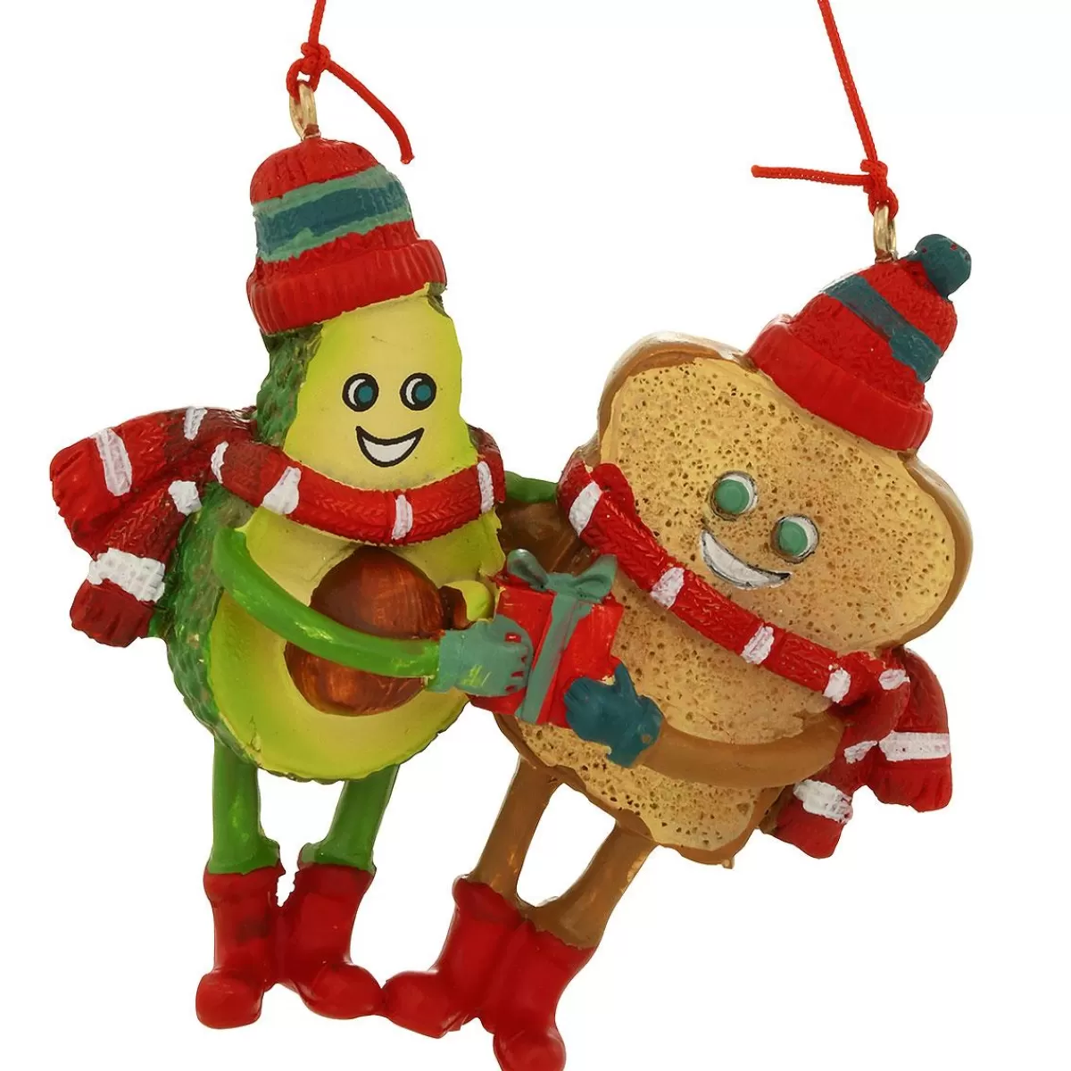 Bronner's Christmas Wonderland Avocado & Toast Resin Ornament> Food, Drinks, & Cooking