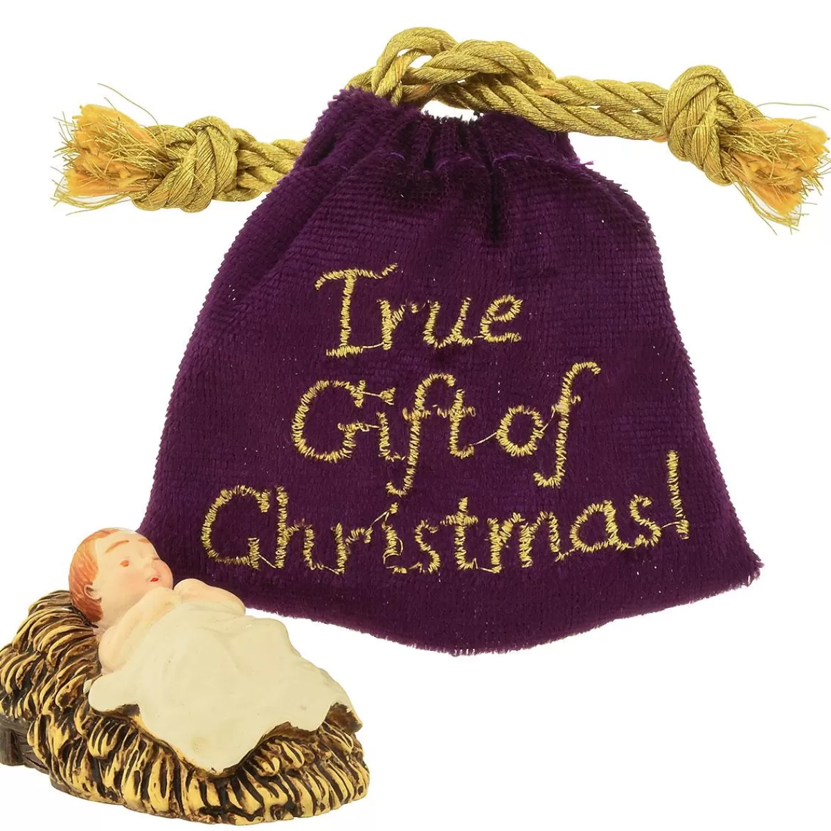 Bronner's Christmas Wonderland Baby Jesus In Gift Bag | Religious