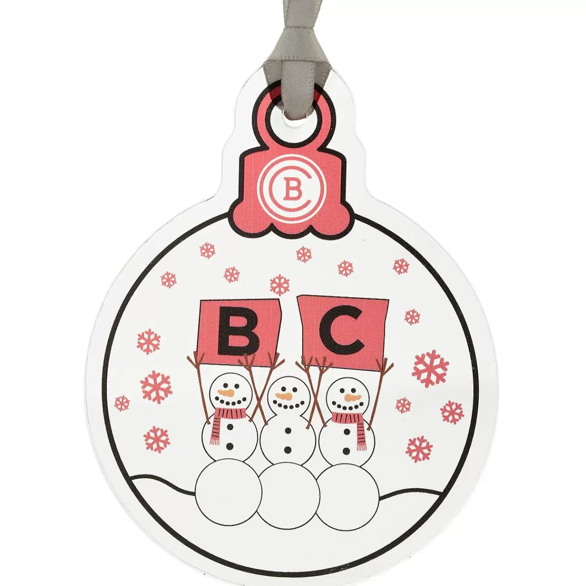 Bronner's Christmas Wonderland Baker College Snowman Fan Ornament With Logo | School, Teachers, & Graduation