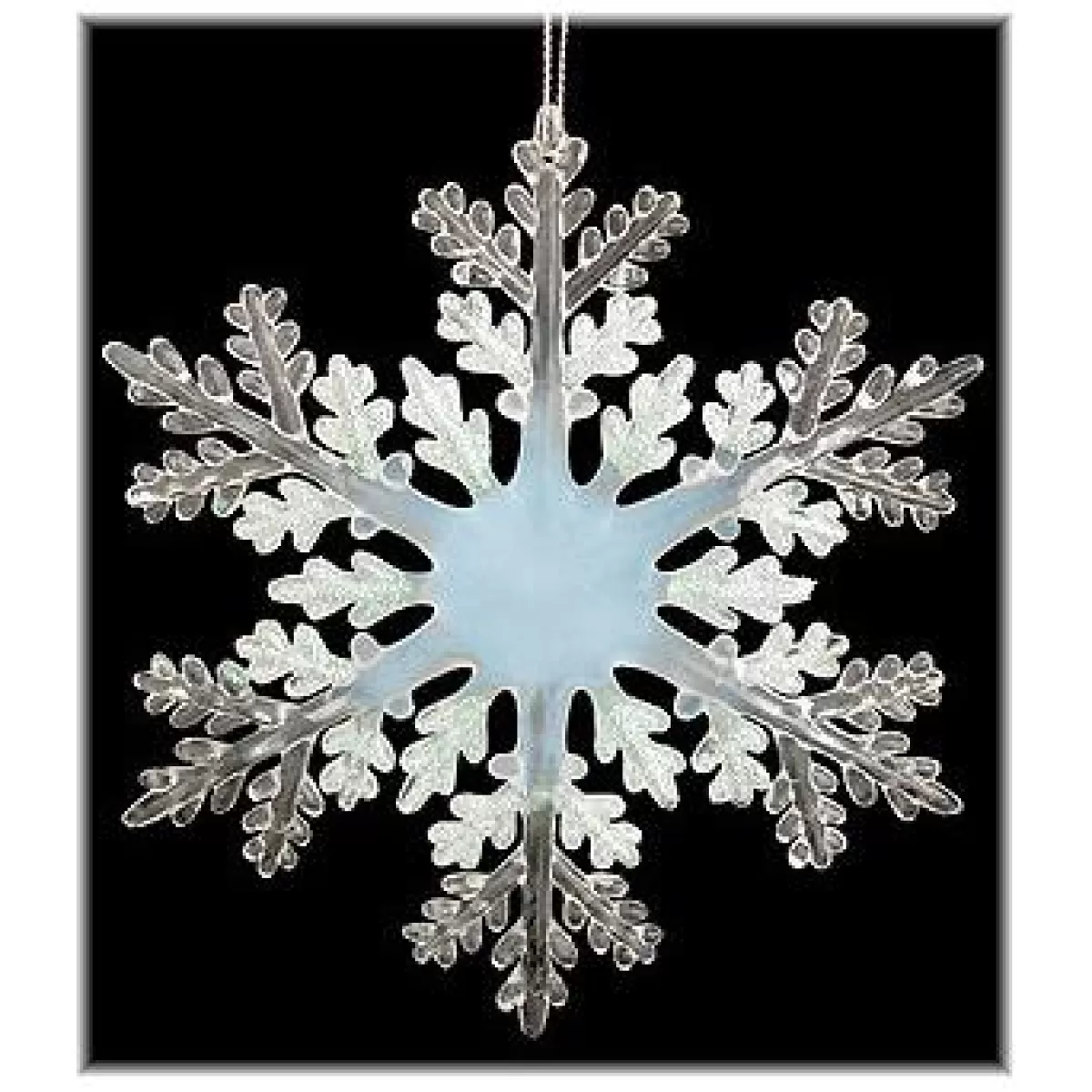 Bronner's Christmas Wonderland Blue Acrylic Snowflake Ornament | Snowflakes & Icicles