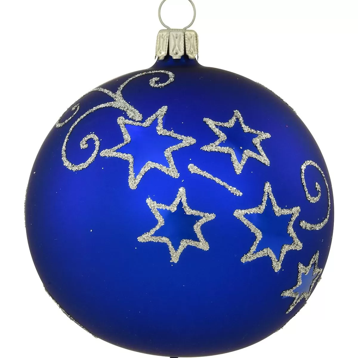 Bronner's Christmas Wonderland Blue Star Tendril Glass Ornament> Outdoors, Camping, & Nature