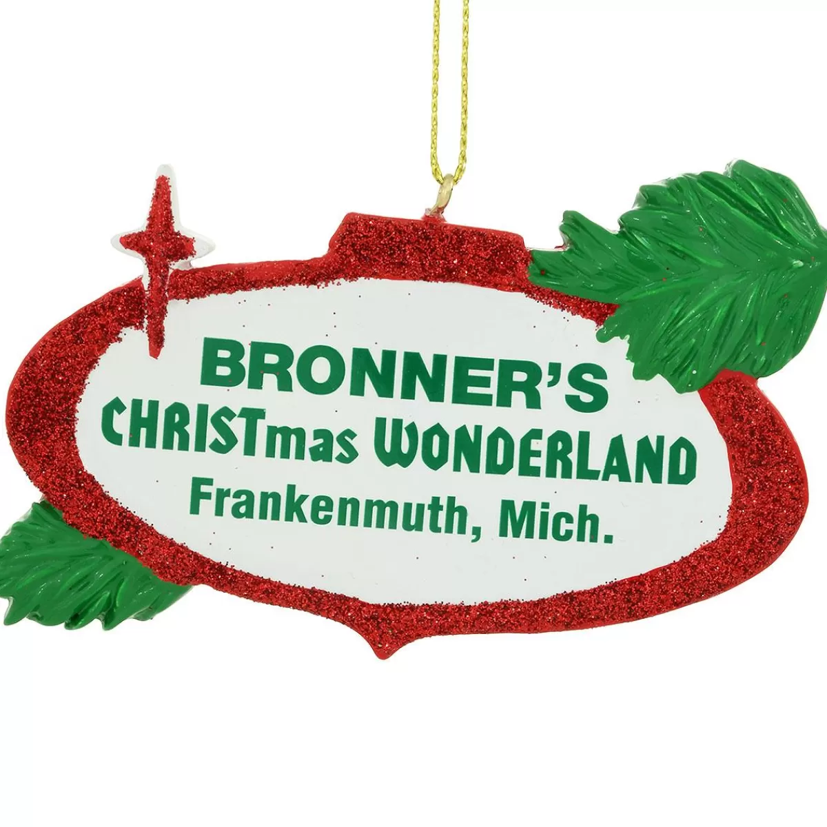 Bronner's Christmas Wonderland Bronner Classic Logo Resin Ornament> Novelty