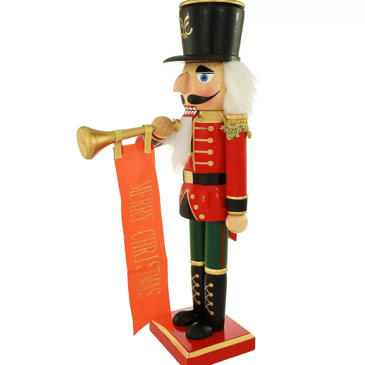 Bronner's Christmas Wonderland Bugling Nutcracker 14 Inch | Nutcrackers