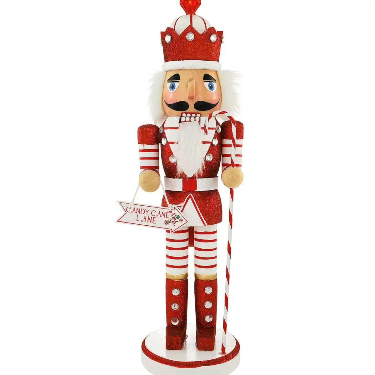 Bronner's Christmas Wonderland Candy Cane Nutcracker 14 Inch | Nutcrackers