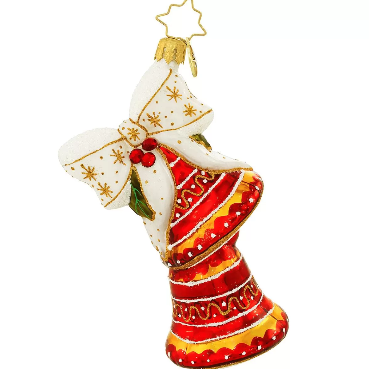 Bronner's Christmas Wonderland Classic Christmas Bells Christopher Radko Glass Ornament> Love, Wedding, & Anniversary