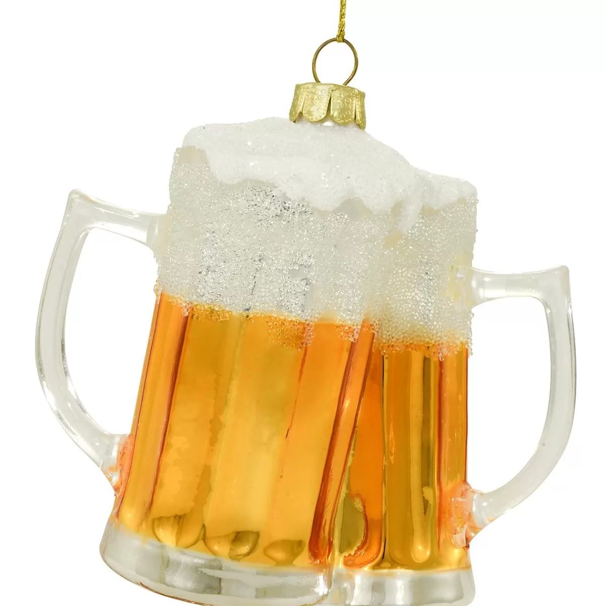 Bronner's Christmas Wonderland Double Beer Glass Ornament> Food, Drinks, & Cooking