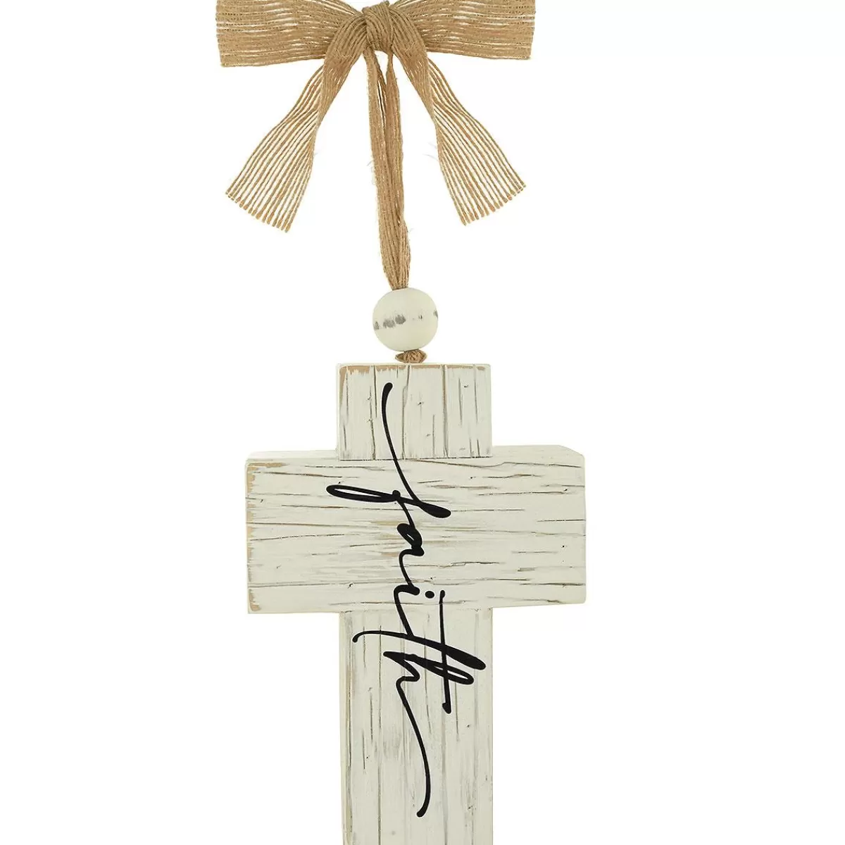 Bronner's Christmas Wonderland Faith Cross 7 Inch Resin | Religious