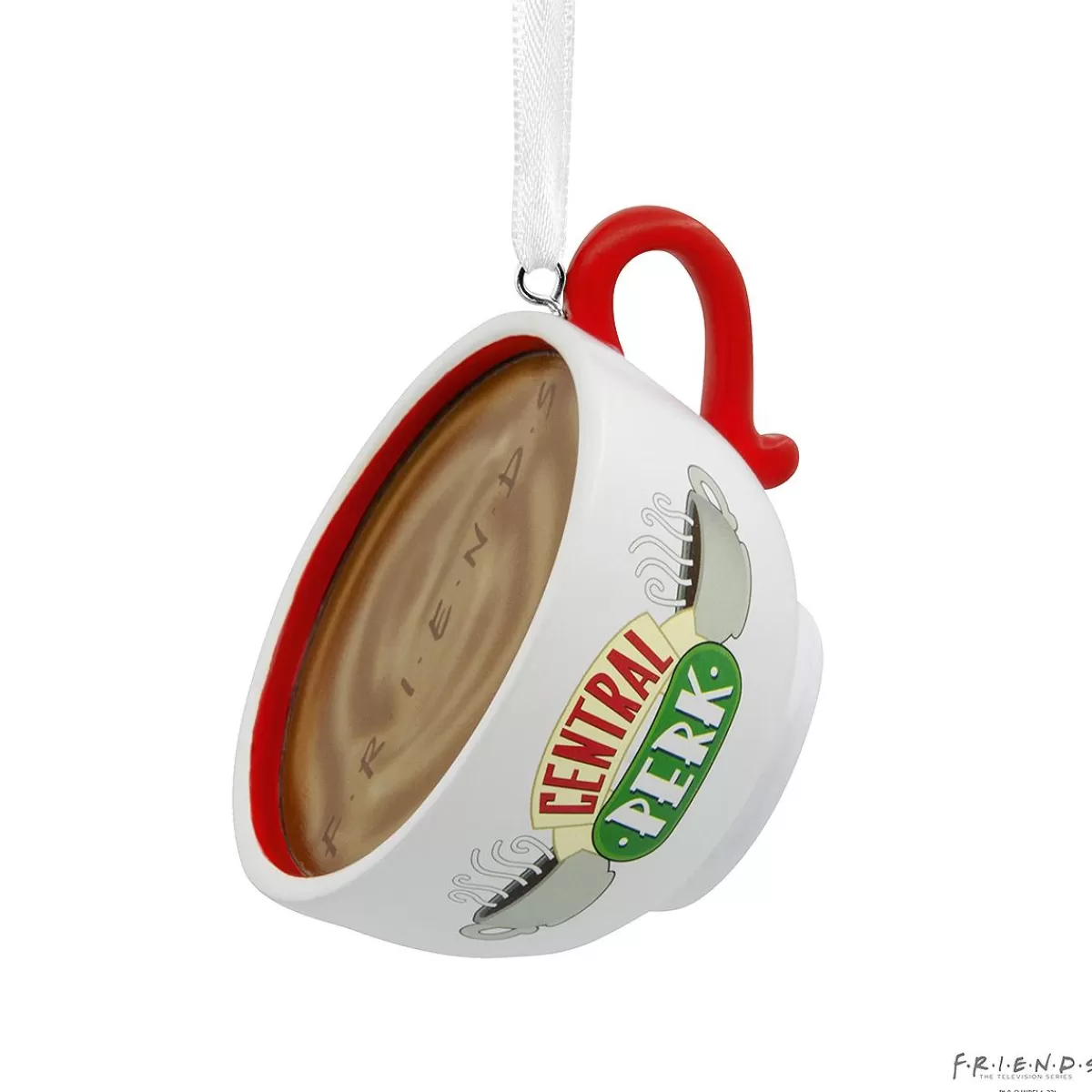 Bronner's Christmas Wonderland Friends Central Perk Coffee Cup Resin Hallmark Ornament> Food, Drinks, & Cooking