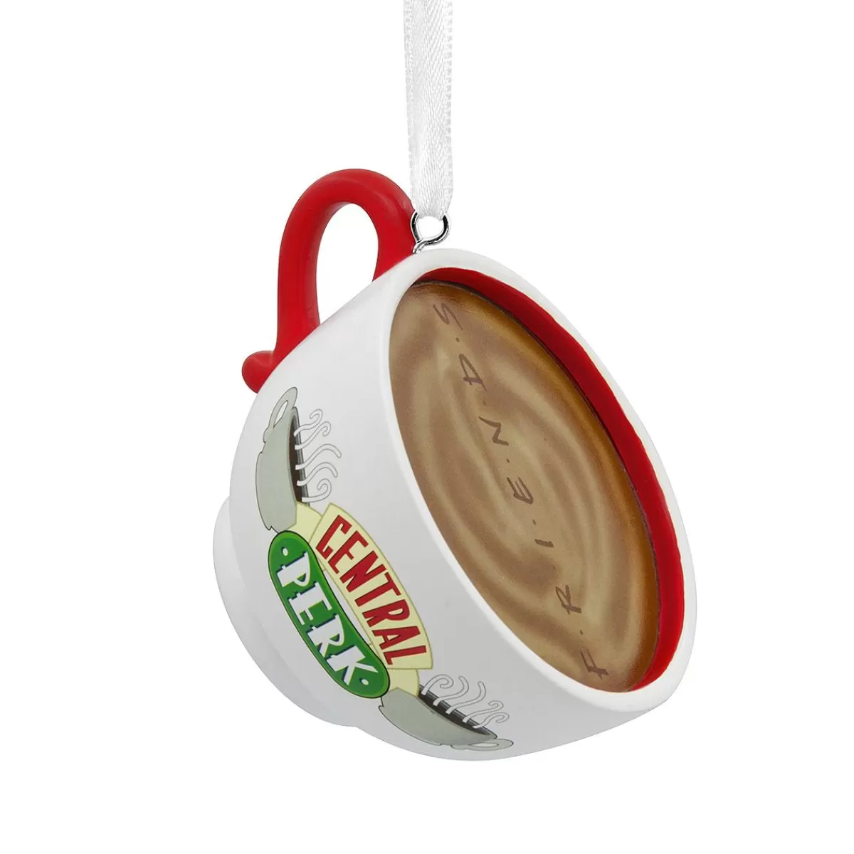 Bronner's Christmas Wonderland Friends Central Perk Coffee Cup Resin Hallmark Ornament> Food, Drinks, & Cooking