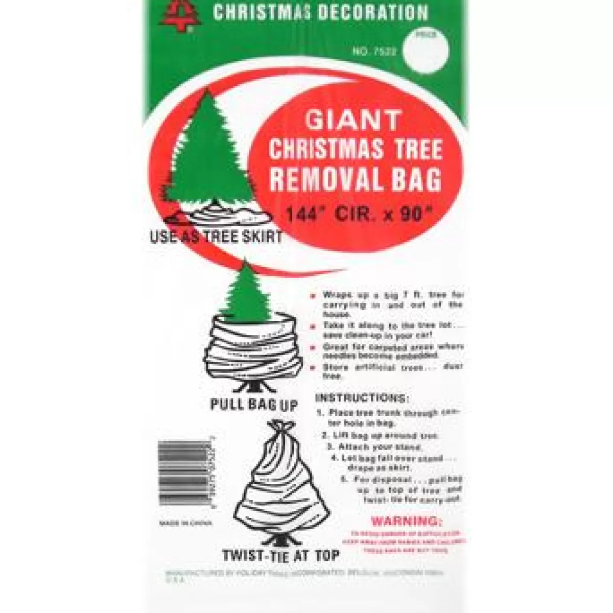 Bronner's Christmas Wonderland Giant Christmas Tree Removal Bag | Tree Accessories