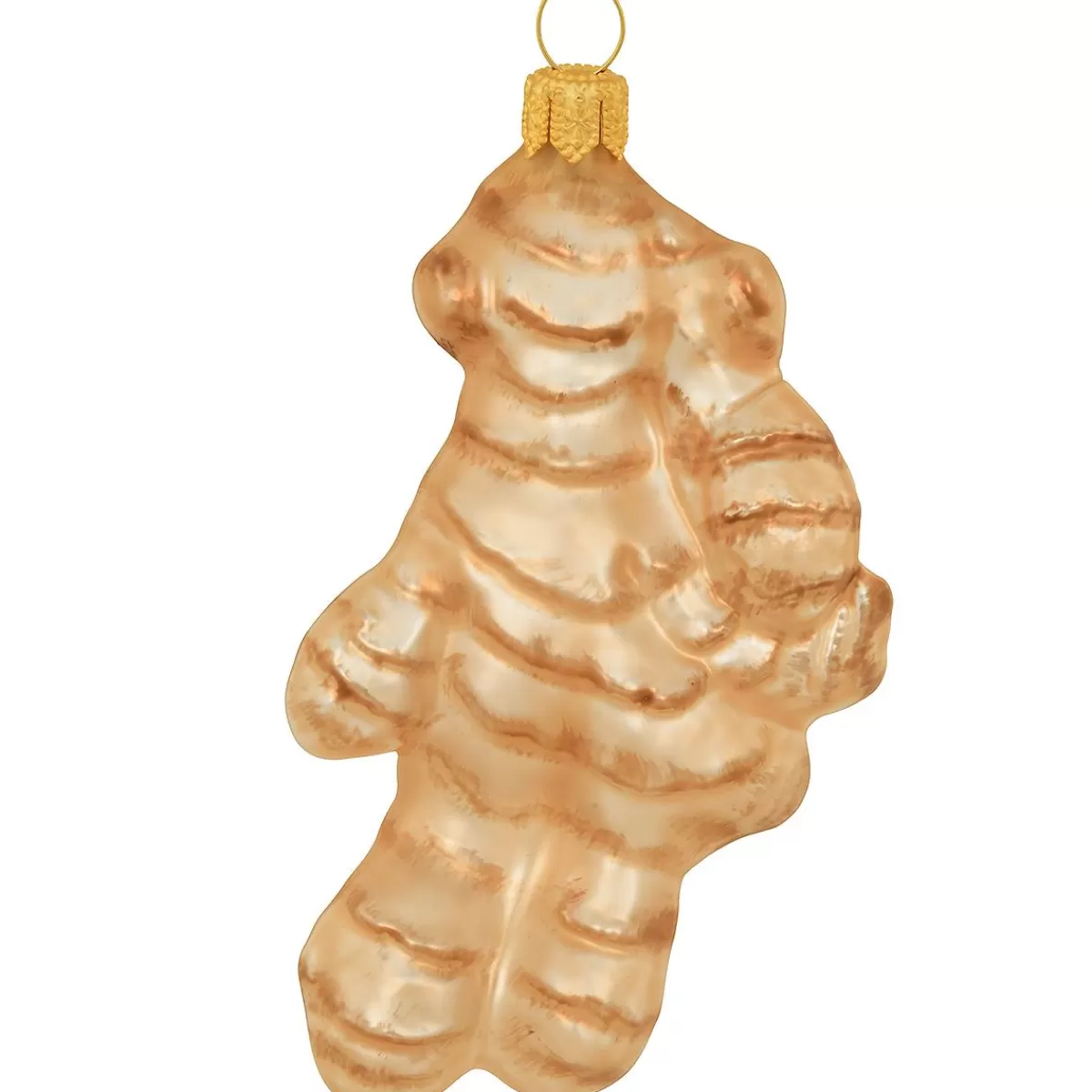 Bronner's Christmas Wonderland Ginger Root Glass Ornament> Food, Drinks, & Cooking