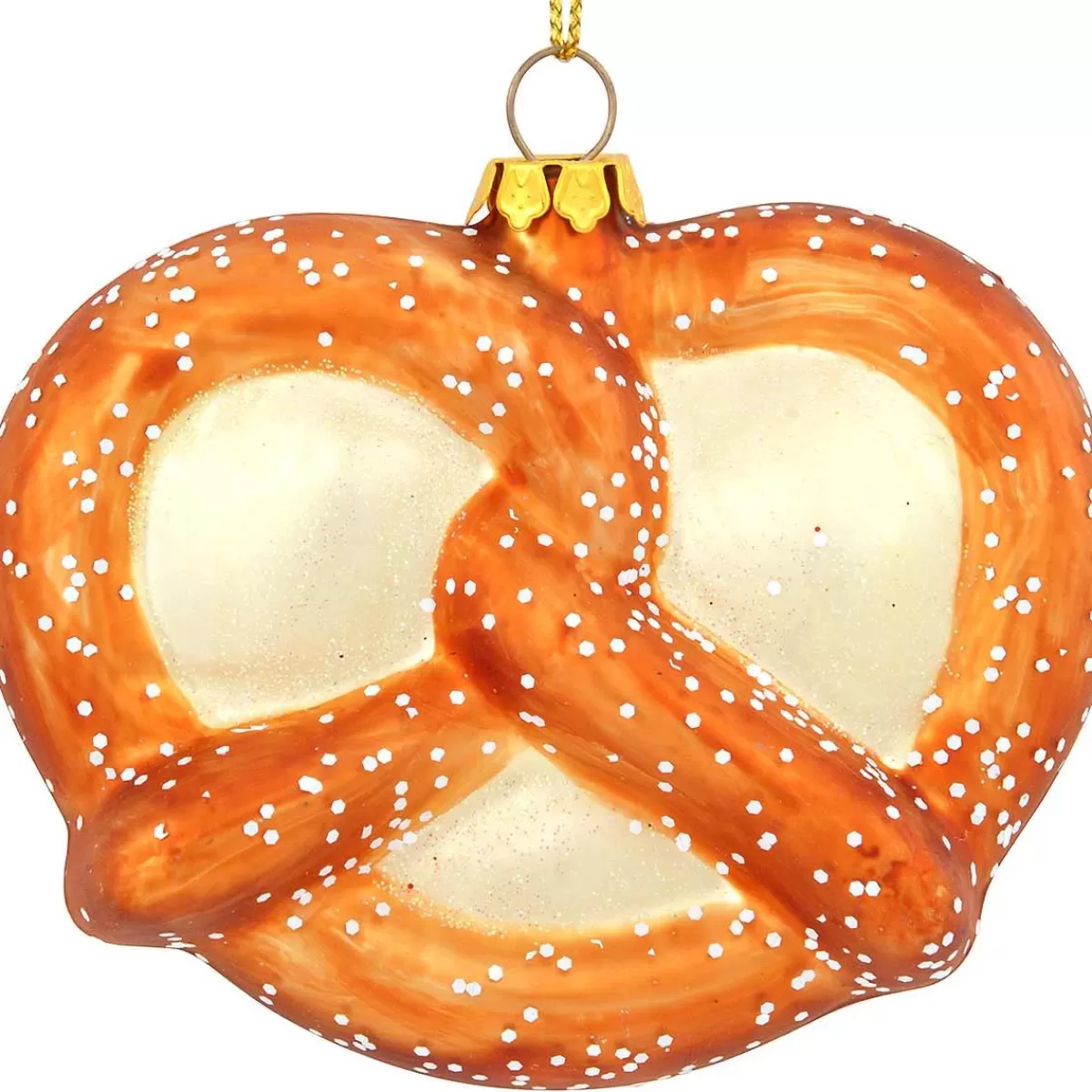 Bronner's Christmas Wonderland Glass Pretzel Ornament> Food, Drinks, & Cooking