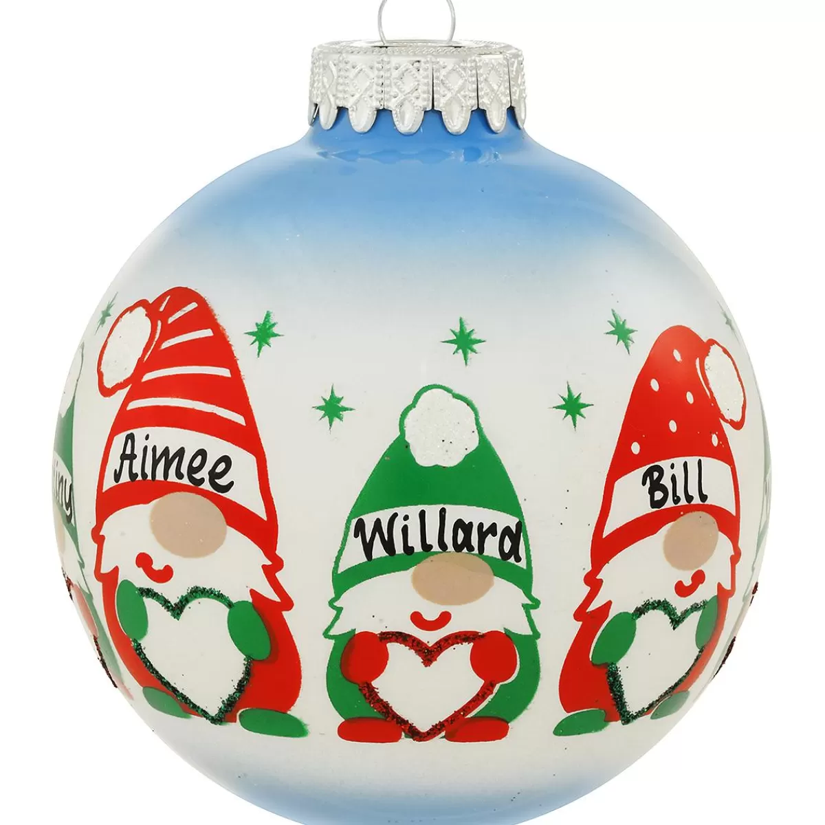 Bronner's Christmas Wonderland Gnome Family Of 5 4-Inch Glass Ornament | Ornaments