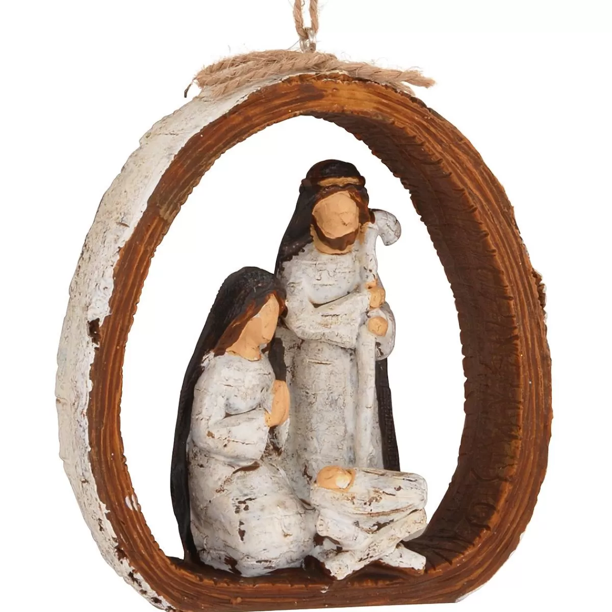 Bronner's Christmas Wonderland Holy Family Woodland Nativity Ornament | Religious