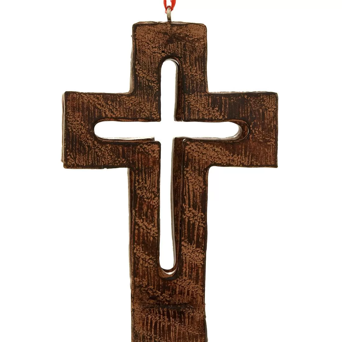 Bronner's Christmas Wonderland Hope/Fish Cross Resin Ornament | Religious