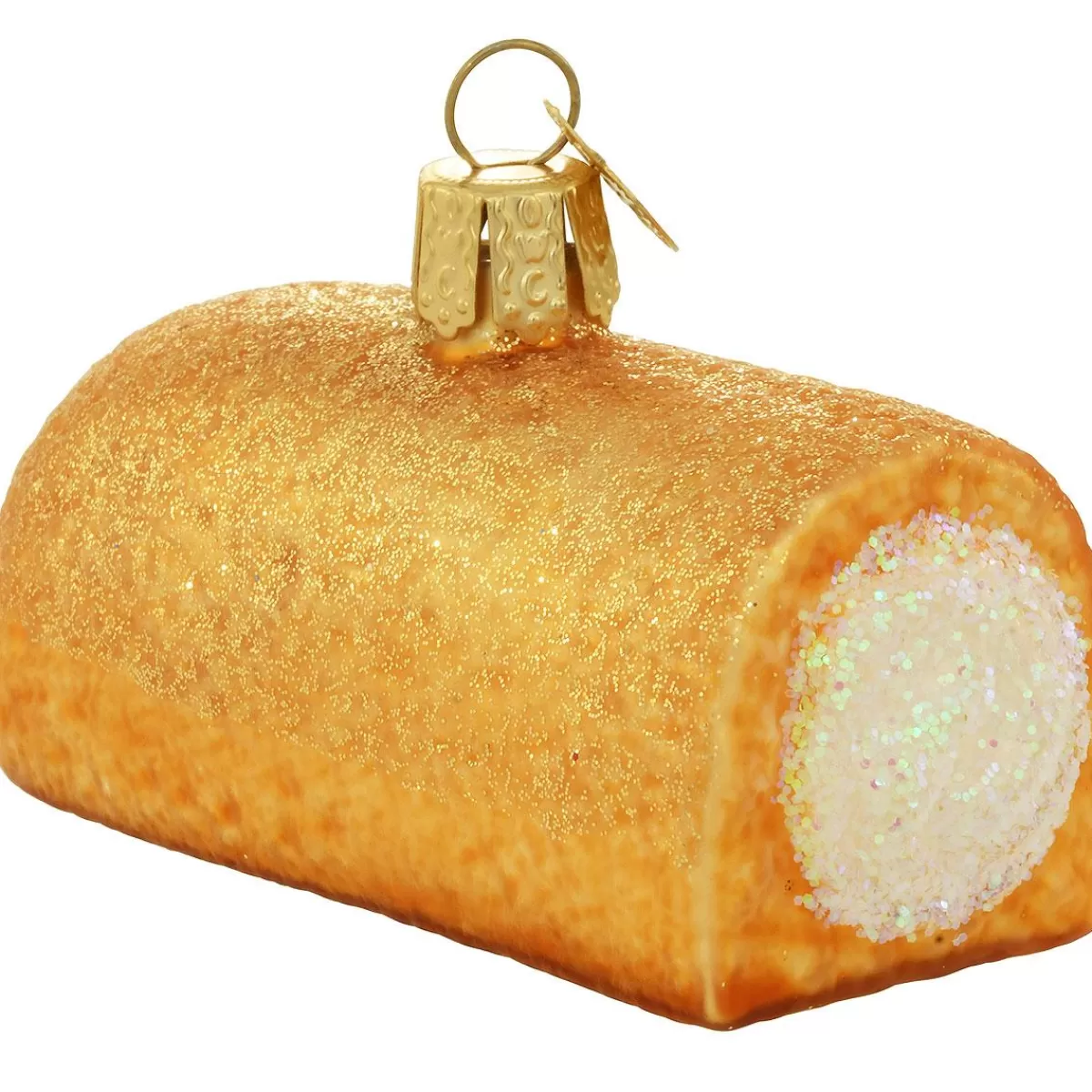 Bronner's Christmas Wonderland Hostess Twinkie Glass Ornament> Food, Drinks, & Cooking