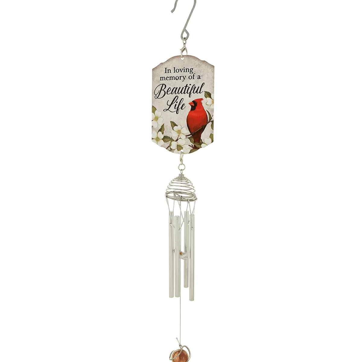 Bronner's Christmas Wonderland In Loving Memory Cardinal Chimes | Home Decor & Gifts