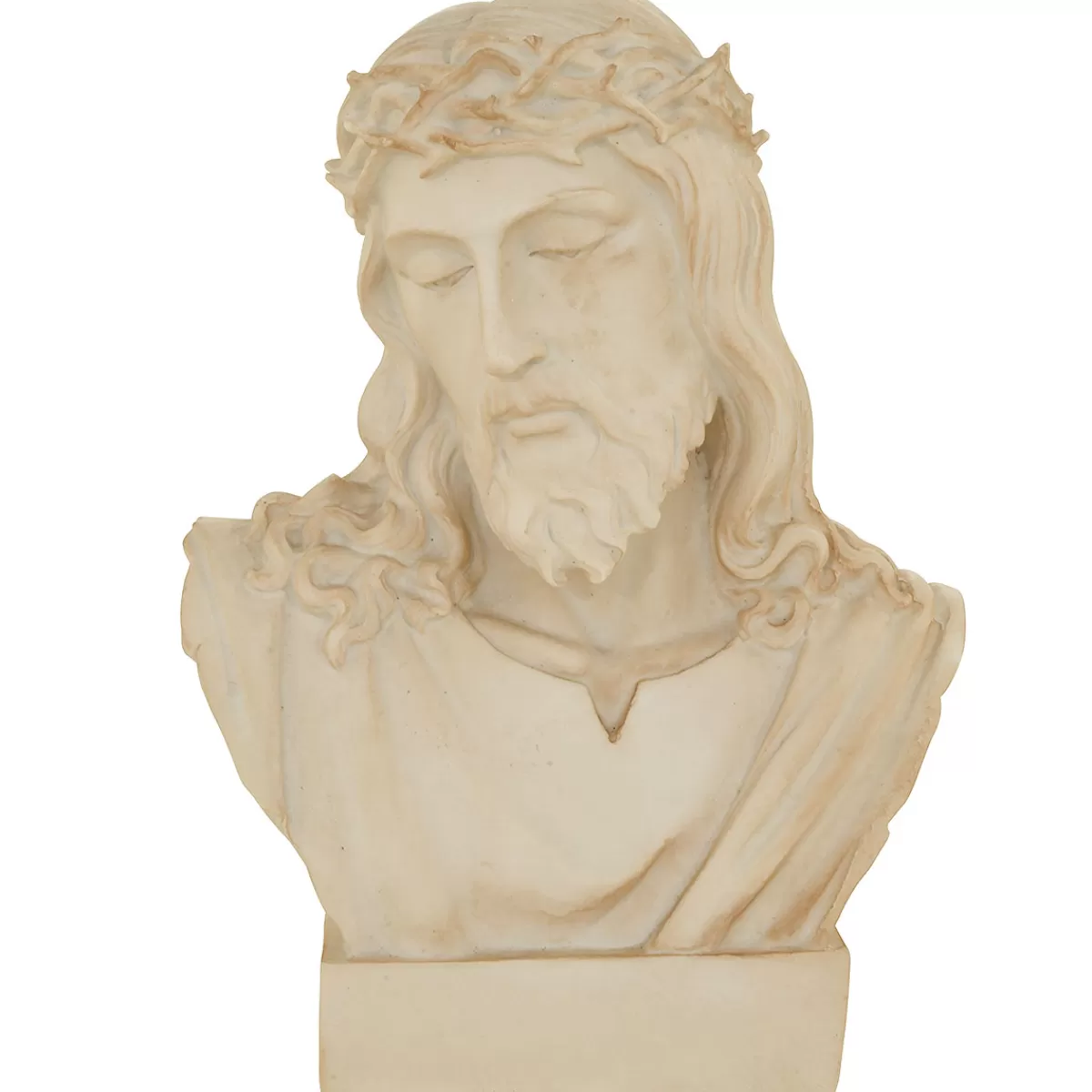 Bronner's Christmas Wonderland Ivory Jesus Bust Home Accent | Home Decor & Gifts