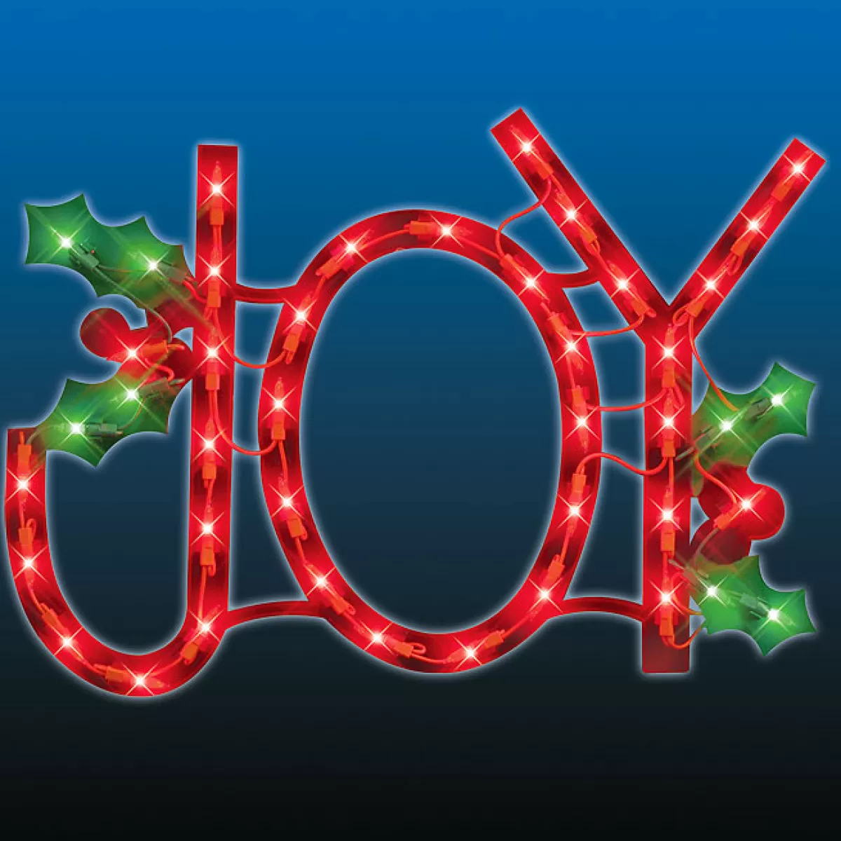 Bronner's Christmas Wonderland Joy Led Lighted Ornamental | Small Lighted Ornamental Shapes