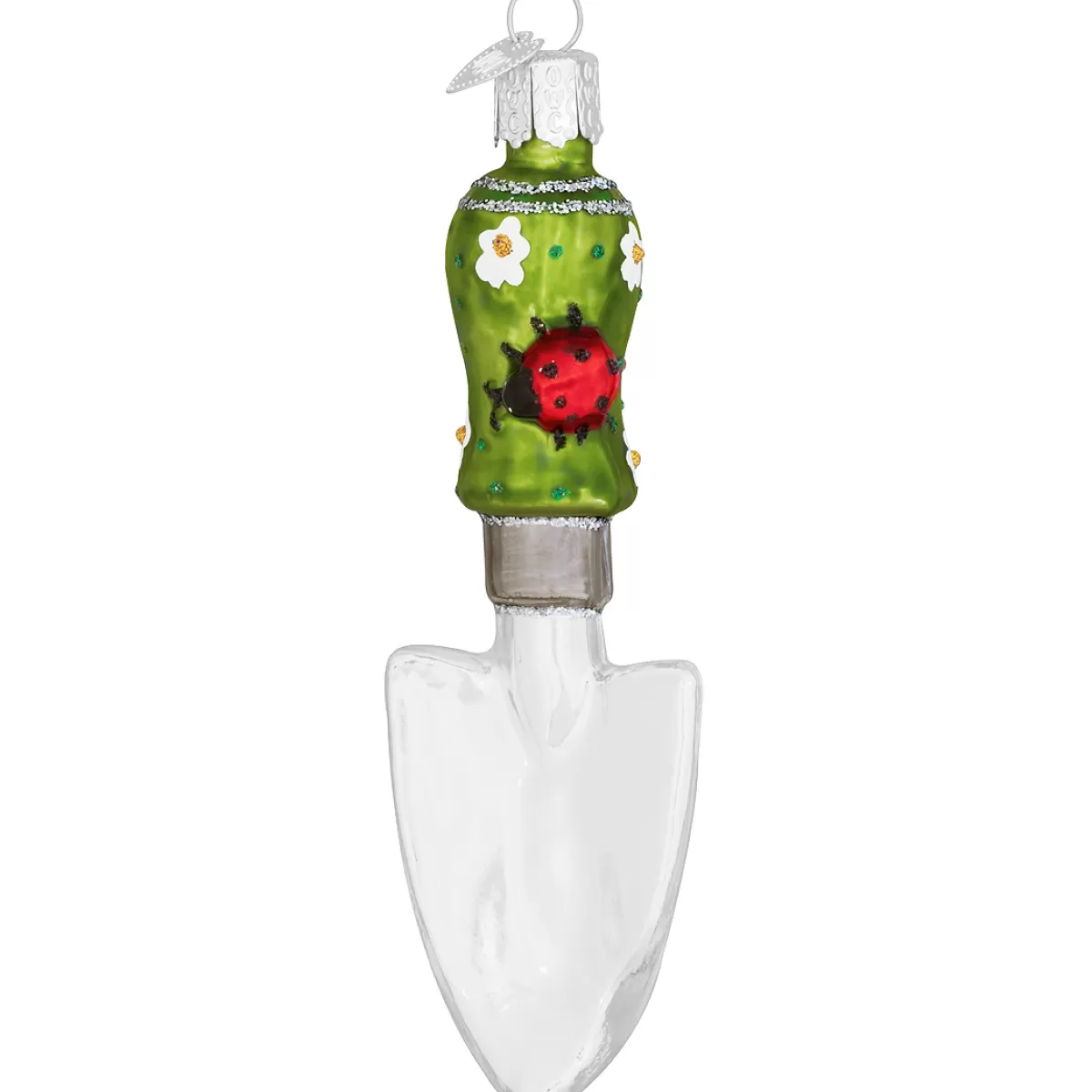 Bronner's Christmas Wonderland Ladybug Garden Trowel Glass Ornament> Hobbies & Occupations