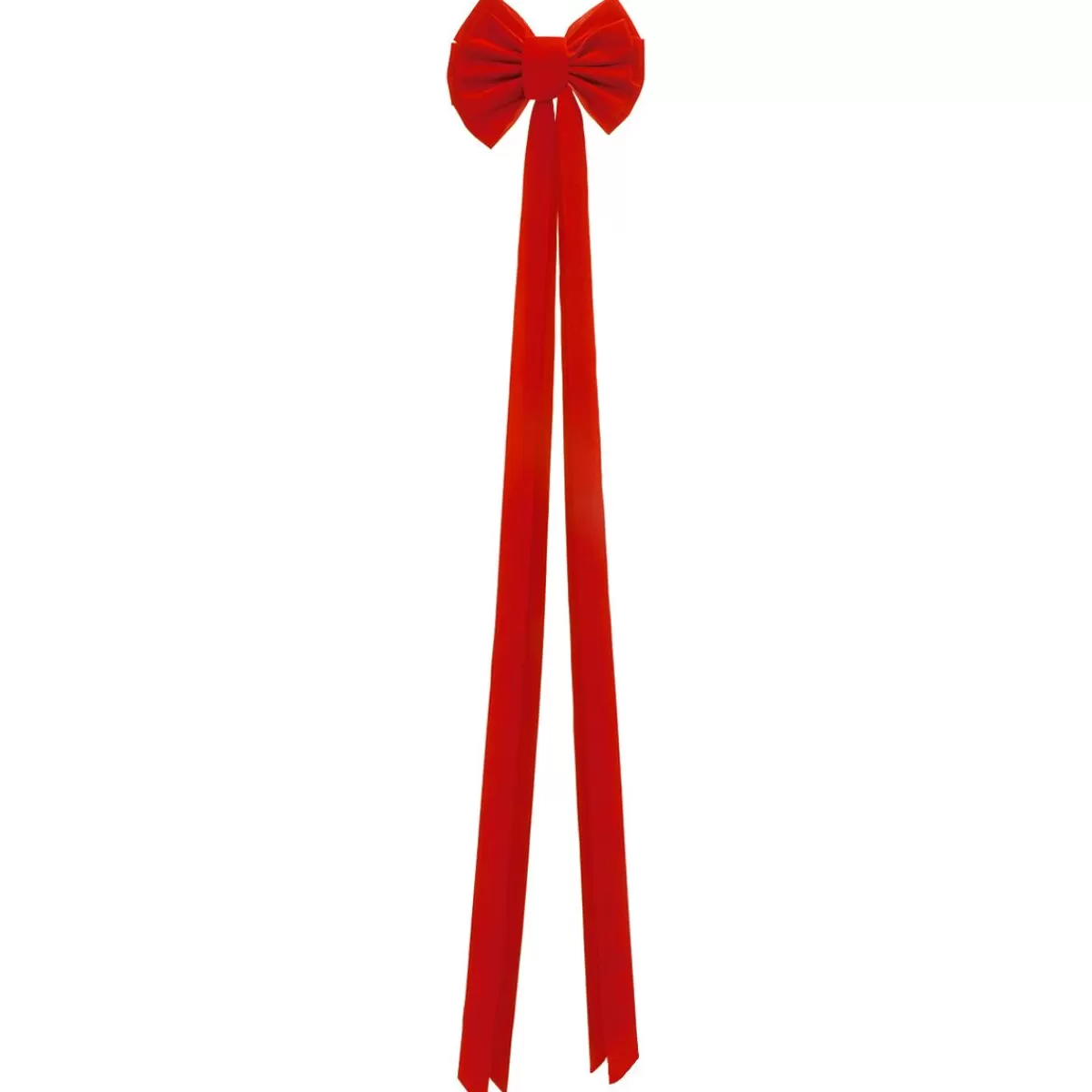 Bronner's Christmas Wonderland Long Red Velvet Bow | Decorations