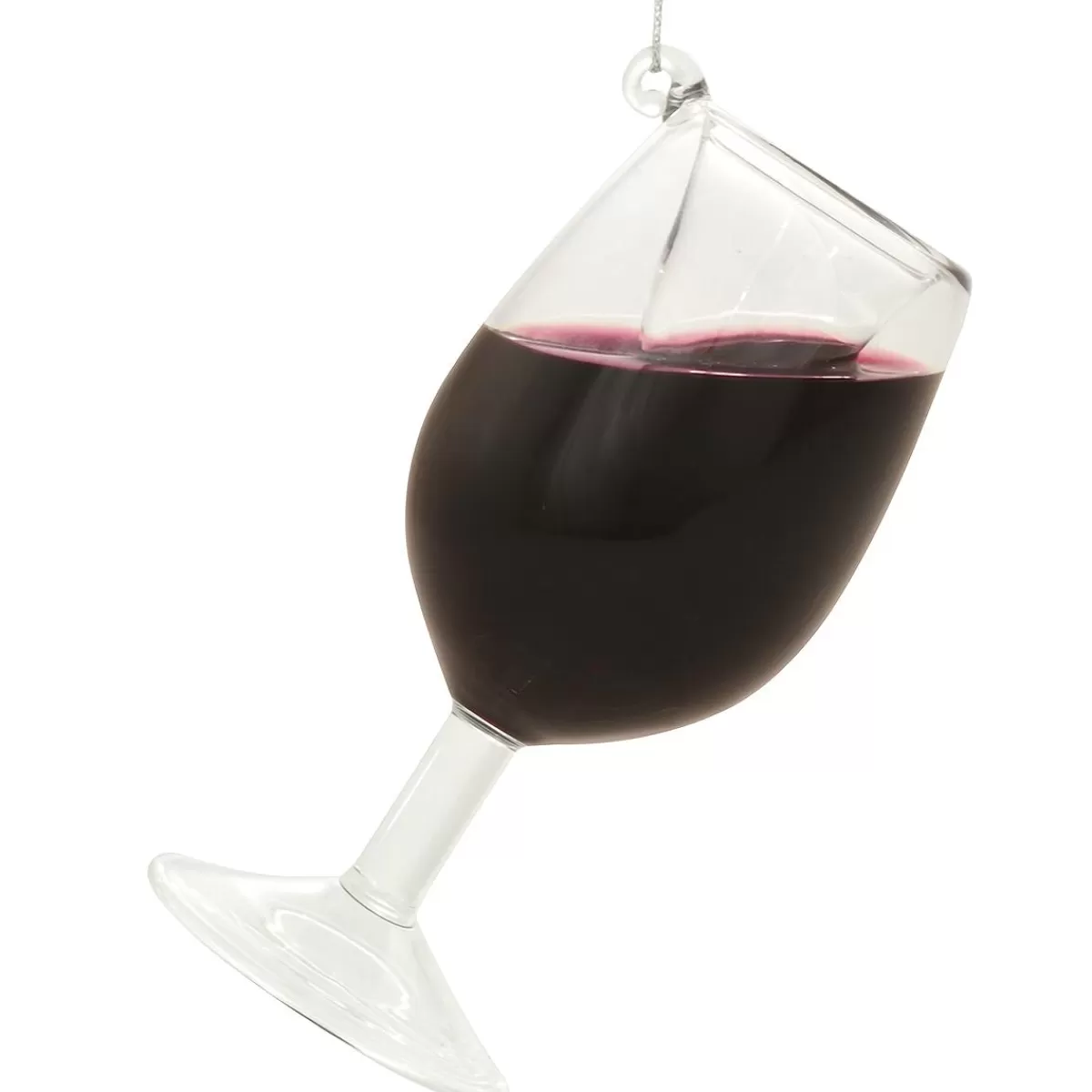 Bronner's Christmas Wonderland Merry Merlot Wine Glass Ornament> Food, Drinks, & Cooking