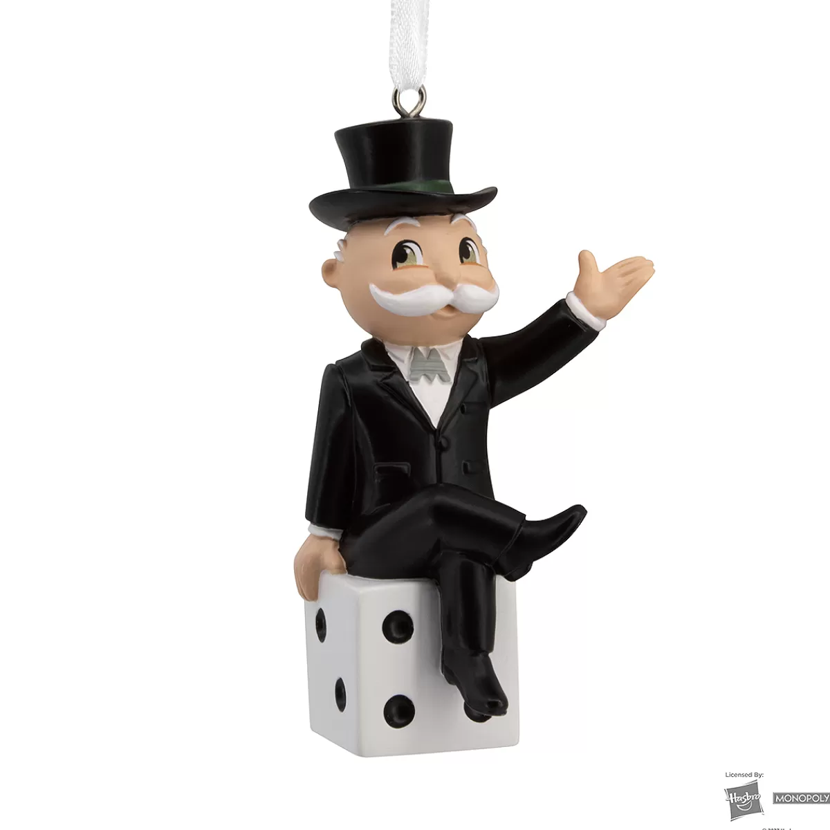 Bronner's Christmas Wonderland Mr. Monopoly On Dice Resin Hallmark Ornament> Hobbies & Occupations